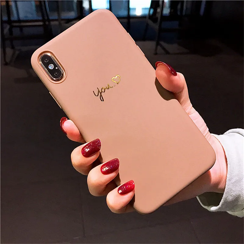 Крутой ветряной Мягкий ТПУ чехол для iPhone 6 S 8 7 Plus матовый задний Чехол X XS Max XR Love