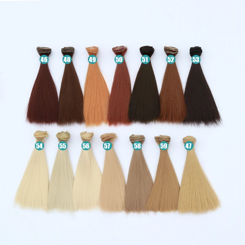 Парик для шарнирной куклы Msiredoll 15*100 см 20*100 или 25*100 искусственные волосы 1/3 1/4 1/6
