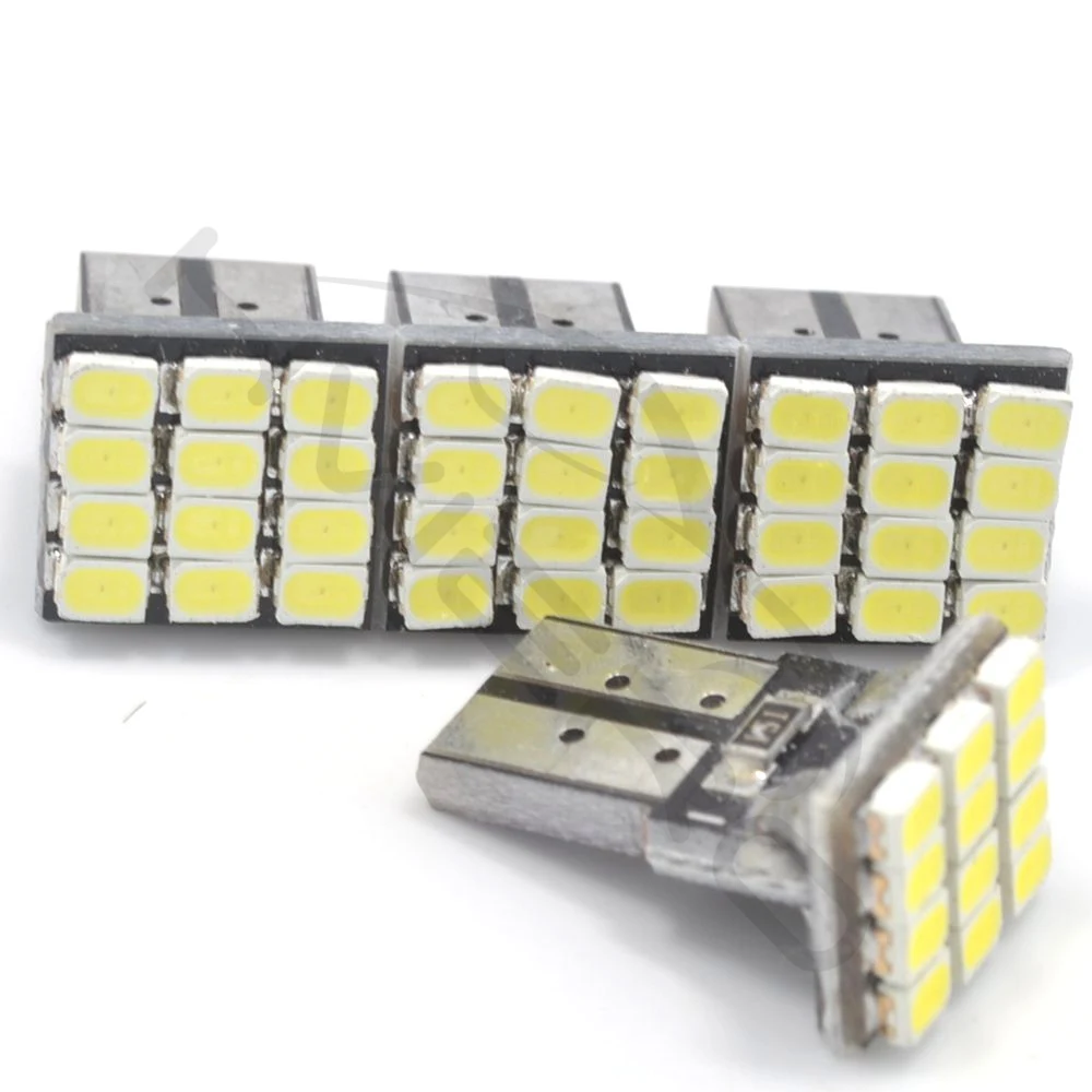 2X T10 W5W 12SMD 1206 автомобиля на танкетке белые светодиодный AC/DC 12V Canbus без ошибок
