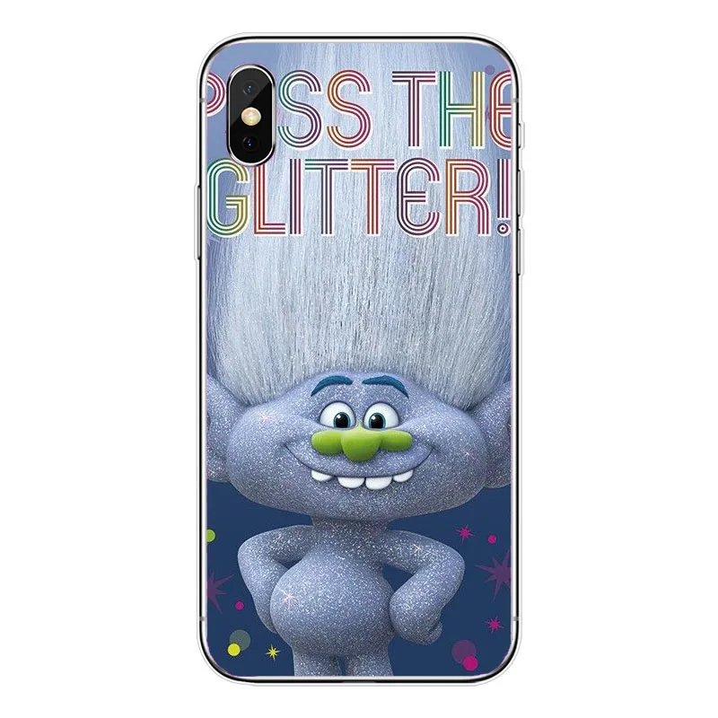 Чехол Trolls Poppy для iPhone XS Max 6 6s 7 8 Plus XR 5s SE Мягкий силиконовый чехол из