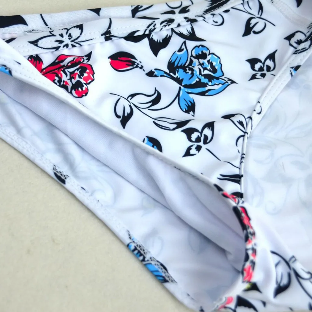 SAGACE комплект бикини купальник с овальным вырезом горловины принтом bikini7 на