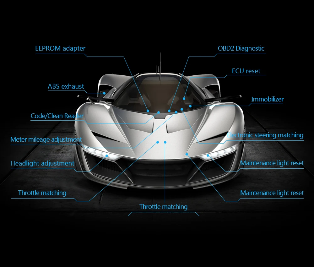 XTOOL X100 PAD2 OBD2 Авто Ключевые программист Пробег Исправление Tool читатель кода