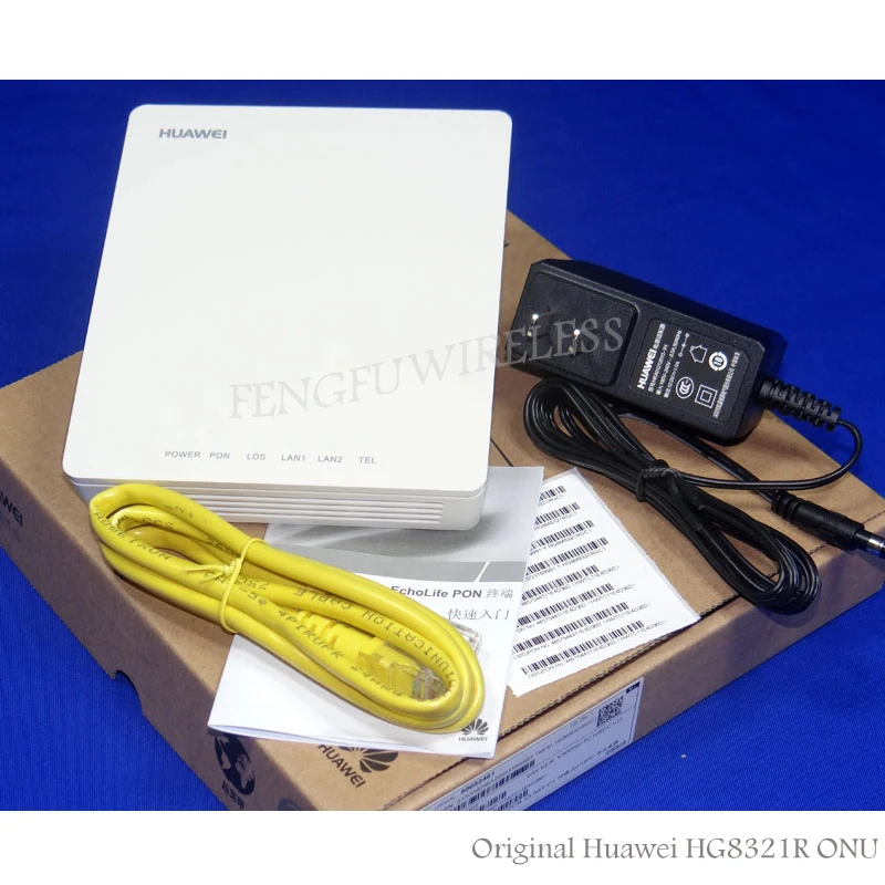 Hua wei HG8321R HG8321 GPON ONU ONT, 2 порта Lan+ 1 телефонный порт, английская версия+ адаптер EU