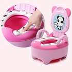 Сиденье для унитаза детское складное, с изображением панды