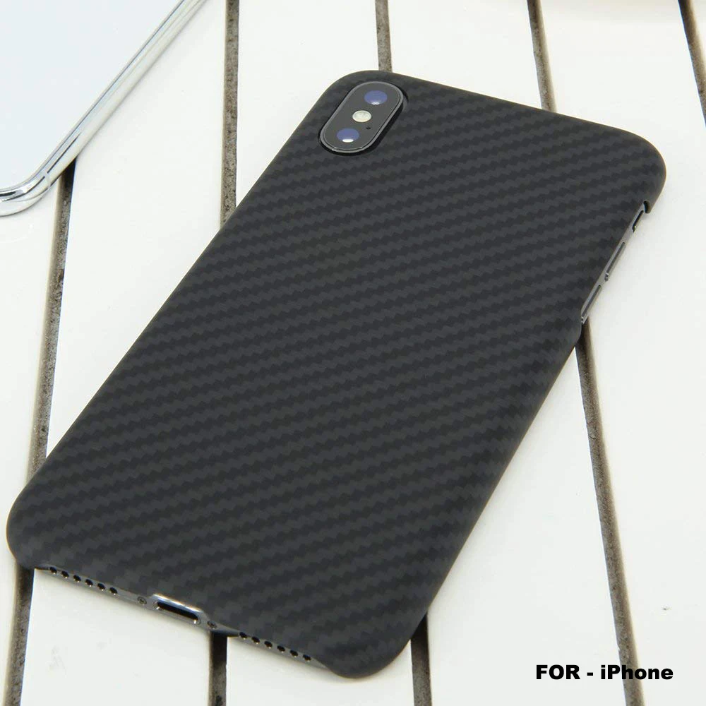 

Aramid Fiber Case for iPhone X Super Slim Fitting Classic Plaid Ultra Light Sturdy Non-Slip for iPhone XS XR XS MAX Case