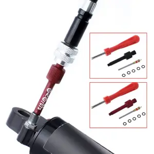 Велосипедный задний амортизатор, адаптер клапана насоса, удлиненная сердцевина клапана, запчасти для горных велосипедов, инструменты для ремонта, нескользящий преобразователь с защитой от протечек