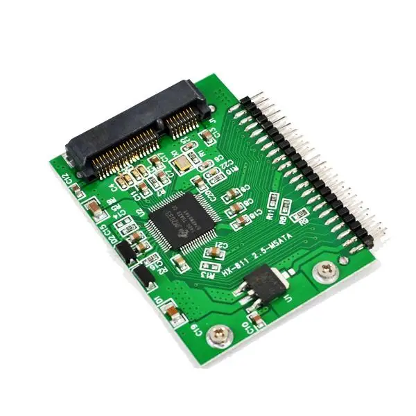 Мини Sata PCI e msata SSD 1 8 до IDE 2 5 дюймов в 44 адаптер карты express HDD жесткий диск конвертер