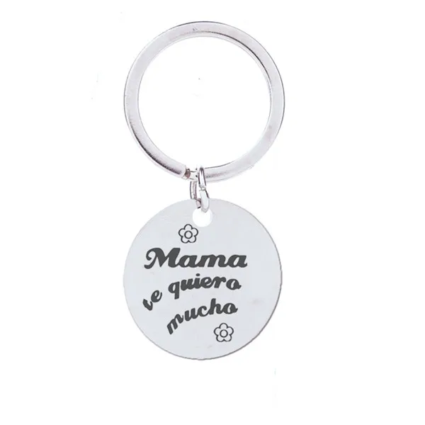 Подарок ко дню матери para la mejor mama брелок из нержавеющей стали автомобиль llavero