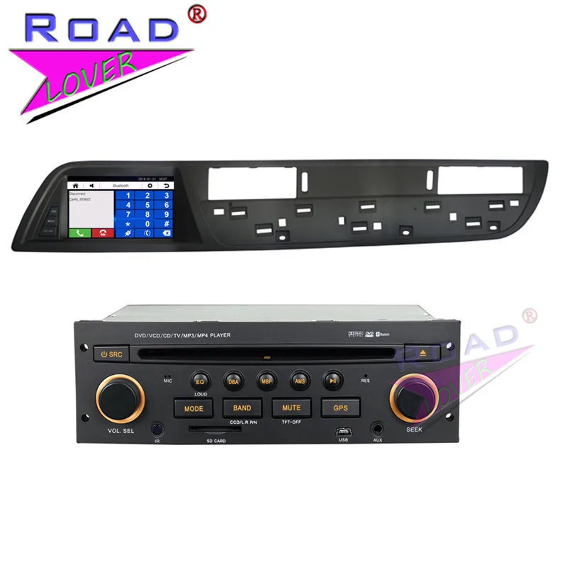 Автомобильный DVD плеер TOPNAVI Wince 6 0 два Din 7 дюймов Автомагнитола для Citroen C5 2013 стерео