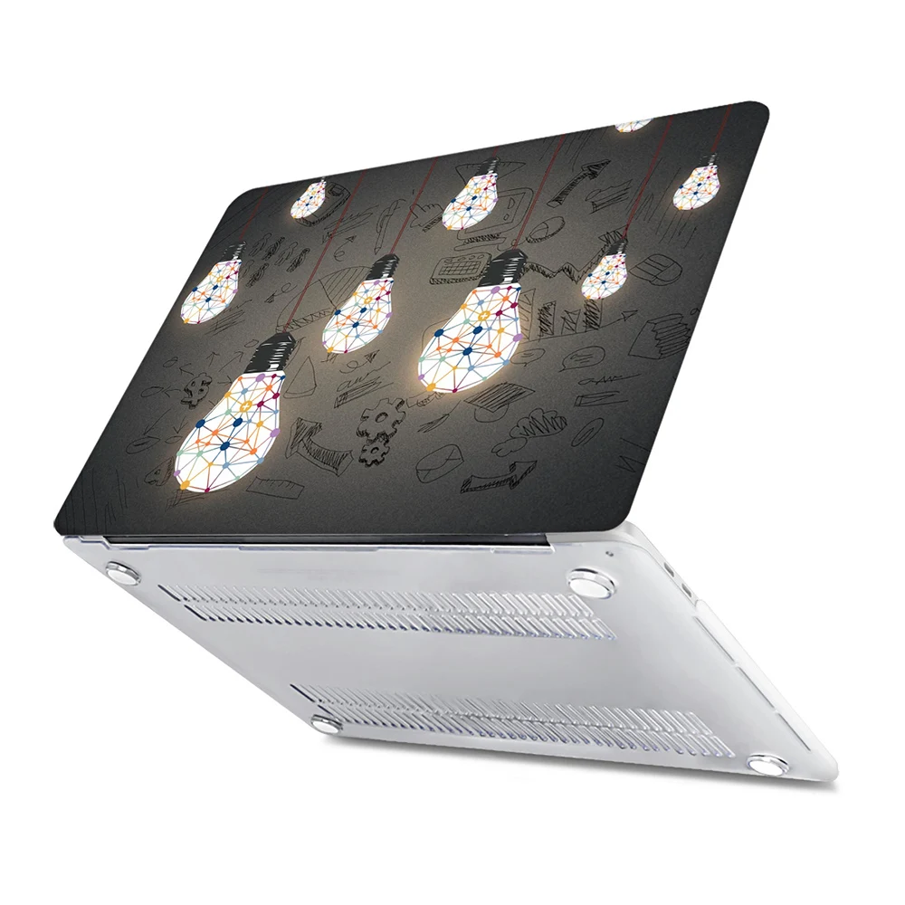 Ноутбук чехол для ноутбука Macbook Air Pro retina 11, 12, 13, 15 retina светильник лампа печати Чехол 13,3 15 Сенсорная панель Air 13 A1990 A1989 чехол для ноутбука