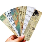 30 шт.лот, Новая креативная Коллекционная закладка в стиле ретро, рекламный подарок, канцелярская пленка, Закладка