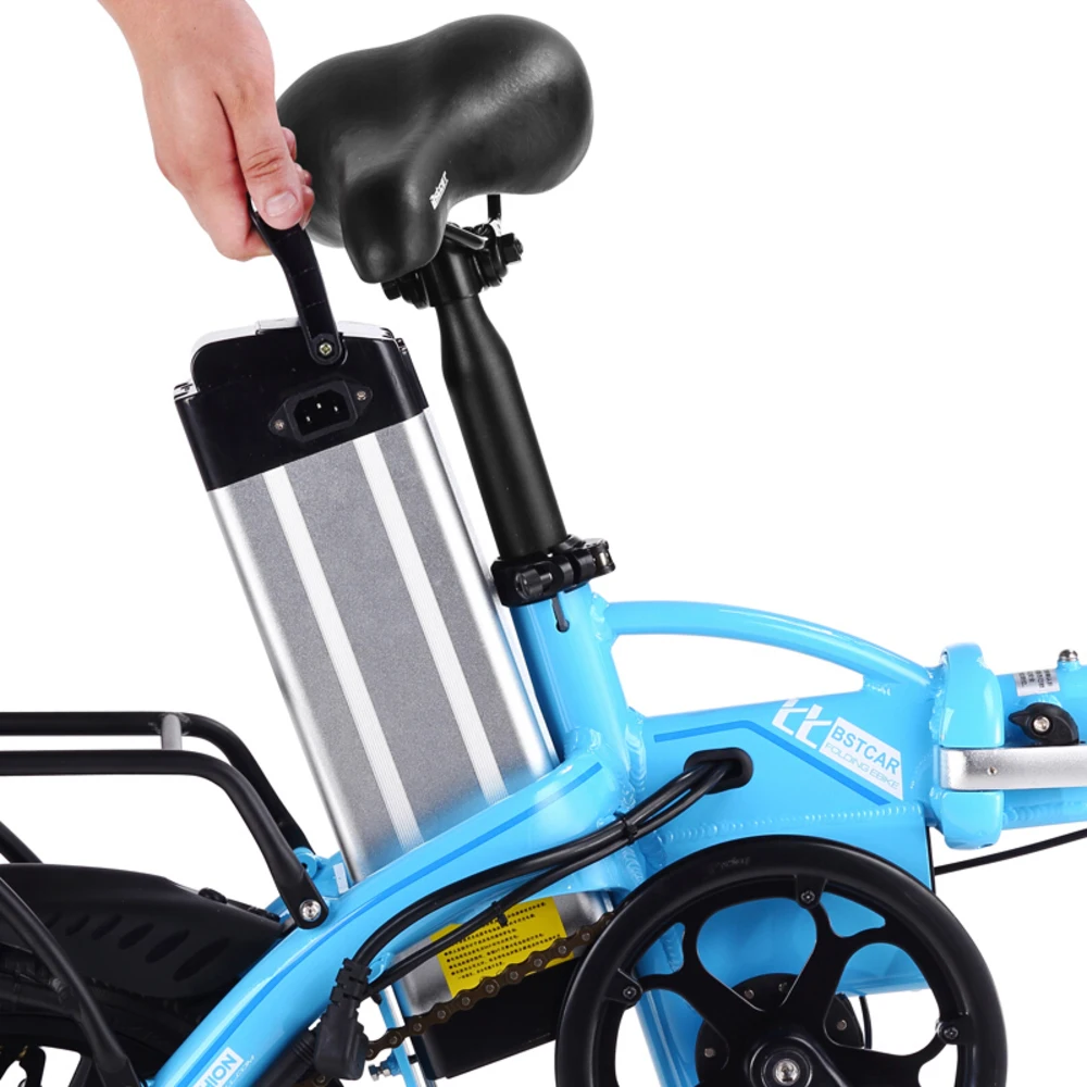 

14 Inch Mini Folding Electric Bicycle Electric Bicycle Driving 48v12ah Generation Removable Lithium Battery Smart Ebike City