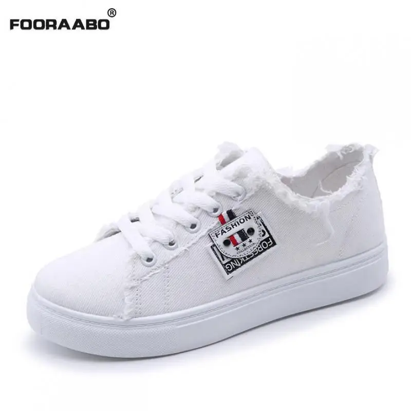 Basket Femme/2018 сезон весна лето женские кроссовки из джинсовой ткани