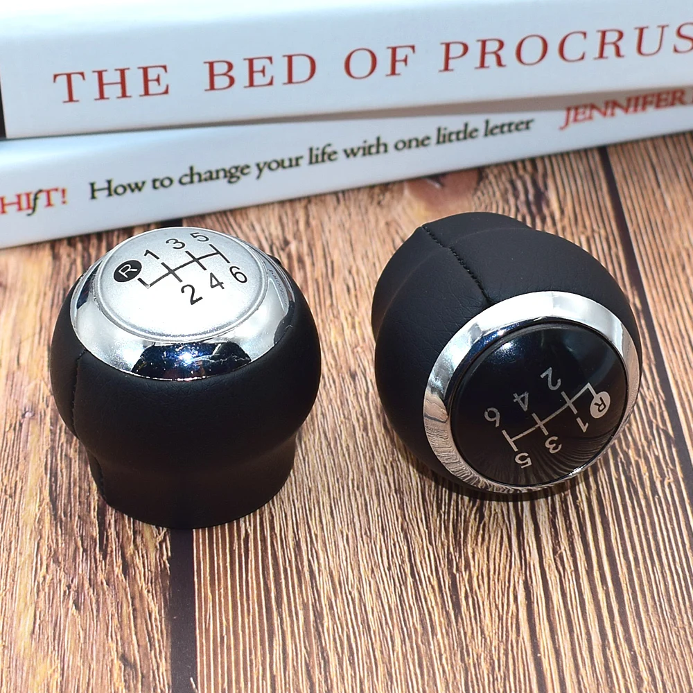 Рукоятка переключения передач из искусственной кожи MT 6 скоростей для TOYOTA RAV4 AVENSIS