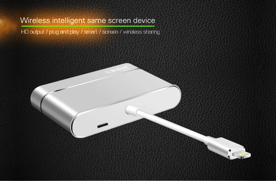 Mirascreen Lightning-HDMI цифровой av-адаптер кабель для iPhone iPad-tv 1080 P преобразователь ТВЧ-сигналов для iPhone X 8 7 6