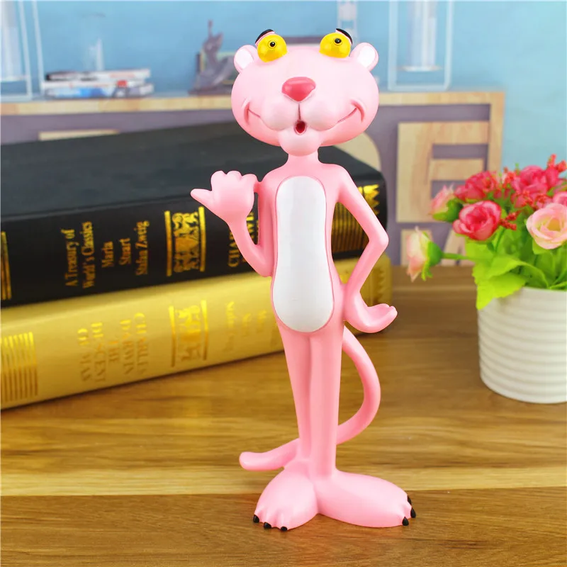 Мультяшная фигурка розового тигра из смолы ювелирные изделия Мини Тигр