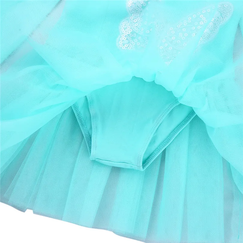 FEESHOW хлопковое Тюлевое балетное платье для девушек танцевальная одежда с длинным