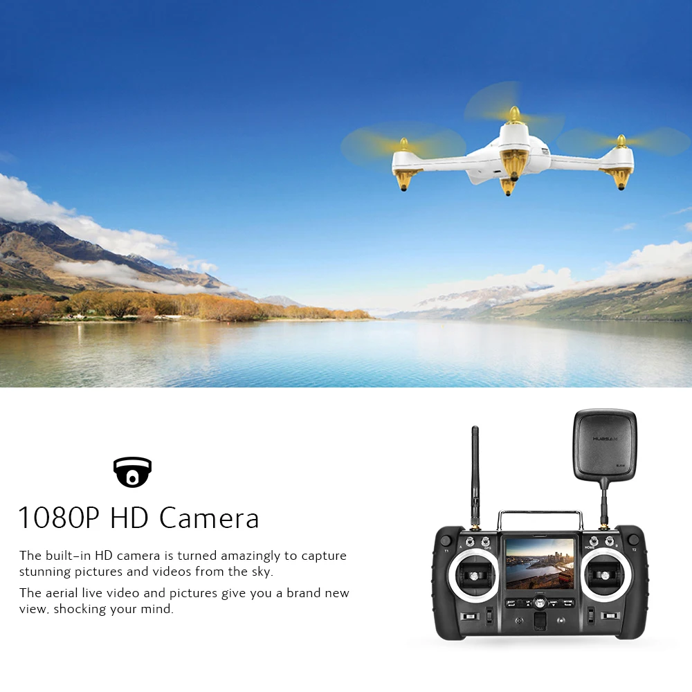 Hubsan H501S Pro X4 5,8G wifi FPV Бесщеточный Дрон с камерой 1080P 10CH 6 Axis gps Профессиональный Квадрокоптер RC Сделано