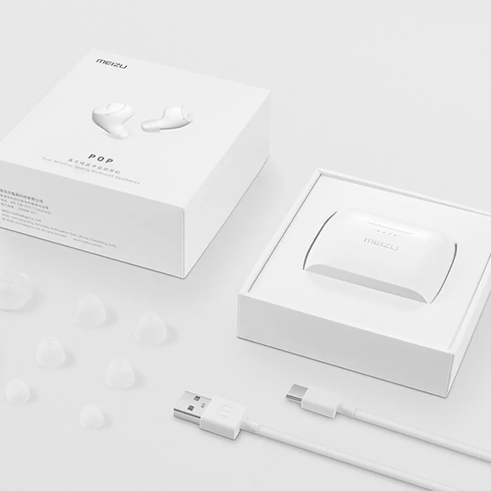 MEIZU POP TW50 настоящие беспроводные наушники TWS Bluetooth вкладыши IPX5 водонепроницаемые