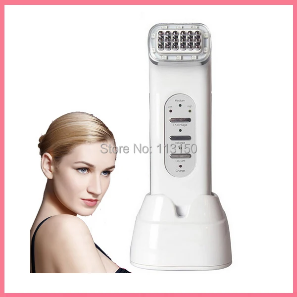 Мини Портативный Перезаряжаемый RF термаж Микротоковая Стимуляция коллагена