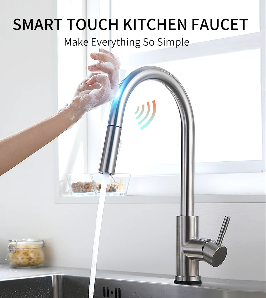 Кухонные смесители torneira para cozinha de parede кран для кухни фильтр для воды кран Три способа смеситель для раковины кухонный кран KH1005SN