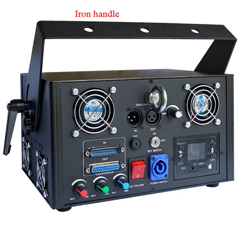 4 Вт мини RGB Dmx Ilda звуковая активированная диско шар сценическая лампа Lumiere