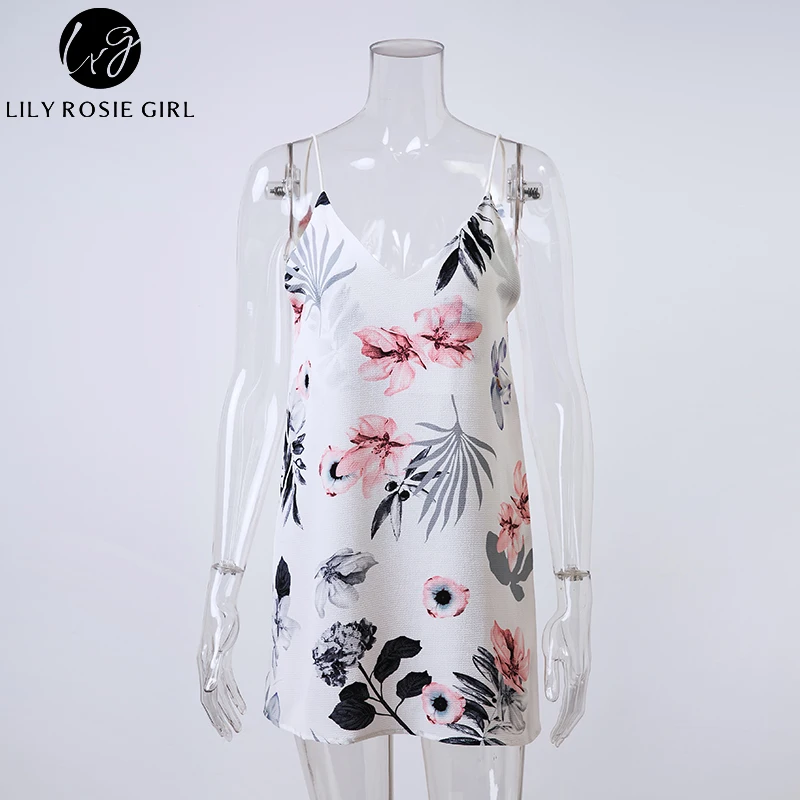 Лилия Рози девушка белый цветочный Элегантный Boho женское платье ремень с плечом