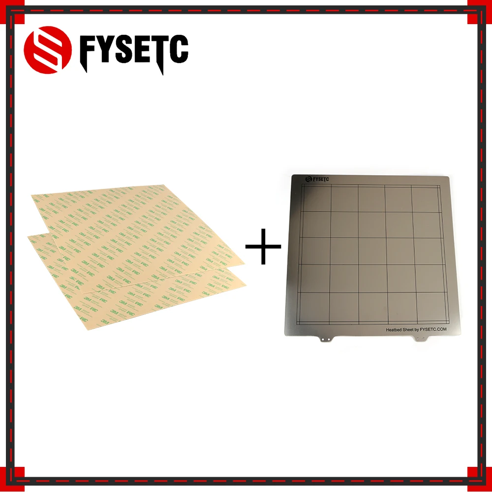 

Spring Steel Sheet Heat Bed Platform 3D Printer Printing Build plate 300*300mm + 2X PEI Sheet For Anet E12 TEVO Tornado Lulzbot