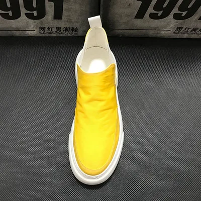 Мужские парусиновые Лоферы для вождения; zapatos hombre Sapatos; обувь на плоской подошве; кроссовки; мужская повседневная обувь; высокие теннисные туфли; Masculino; VV-75