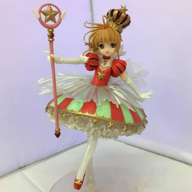 27 см карта аниме Captor Sakura Tsubasa Сакура КИНОМОТО 15 юбилей Angelo Corona Bambola фигурка модель |