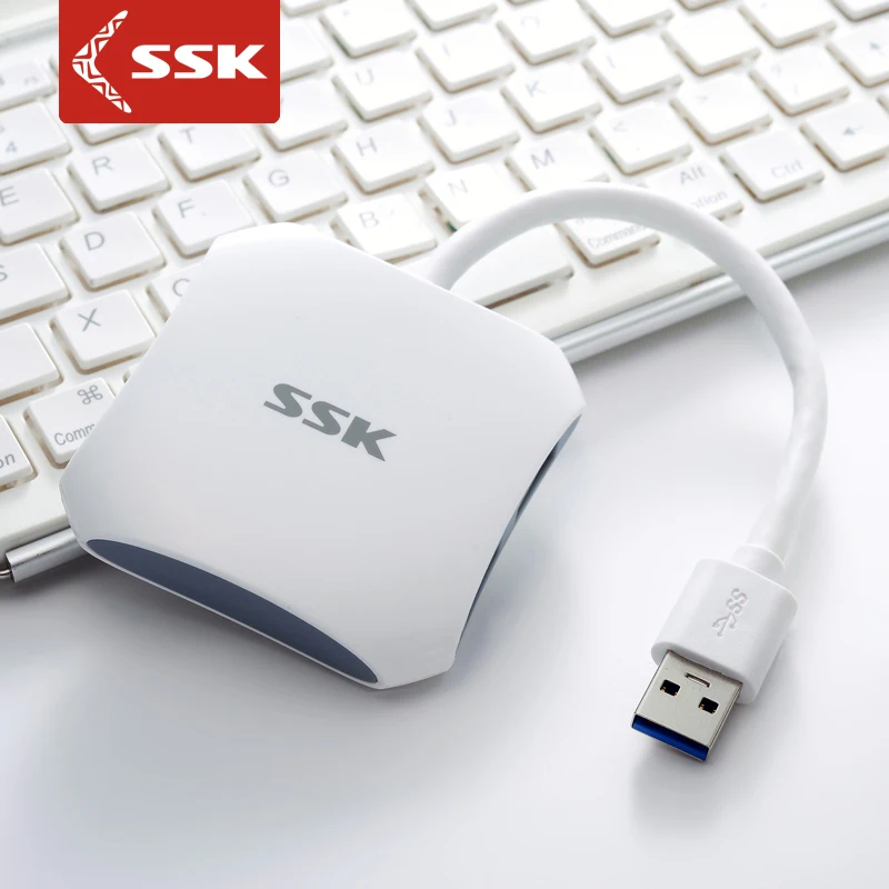Концентратор Ssk shu300 usb3.0 с четырьмя портами высокоскоростной разветвитель для