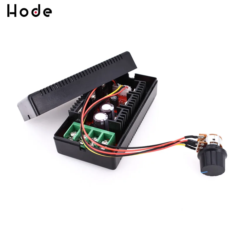 DC 12V 24V 48V 2000W макс 10 с алюминиевой крышкой 50В 40A контроллер скорости двигателя