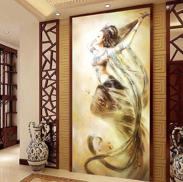 Набор для вышивки крестом 120*73 см набор рукоделия Сказочная девушка Китайский