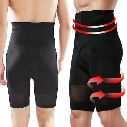 

Men Fat Burning Flat Stomach Compression High Waist Shape Leggings
