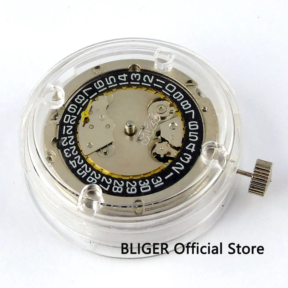 

Classic ST2555 Mechanical Automatic movement date display small second hand watch movement BM7