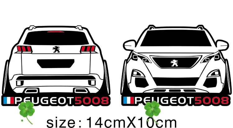 TAIYAO автомобильный Стайлинг спортивный автомобиль стикер для peugeot 3008 4008 5008 GT