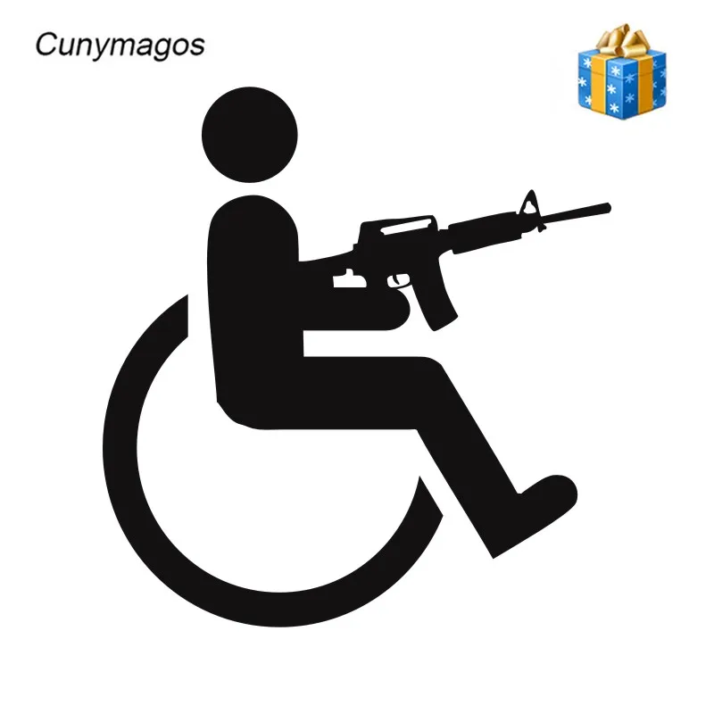 Cunymacos пистолет для инвалидной коляски с ограниченными возможностями креативные