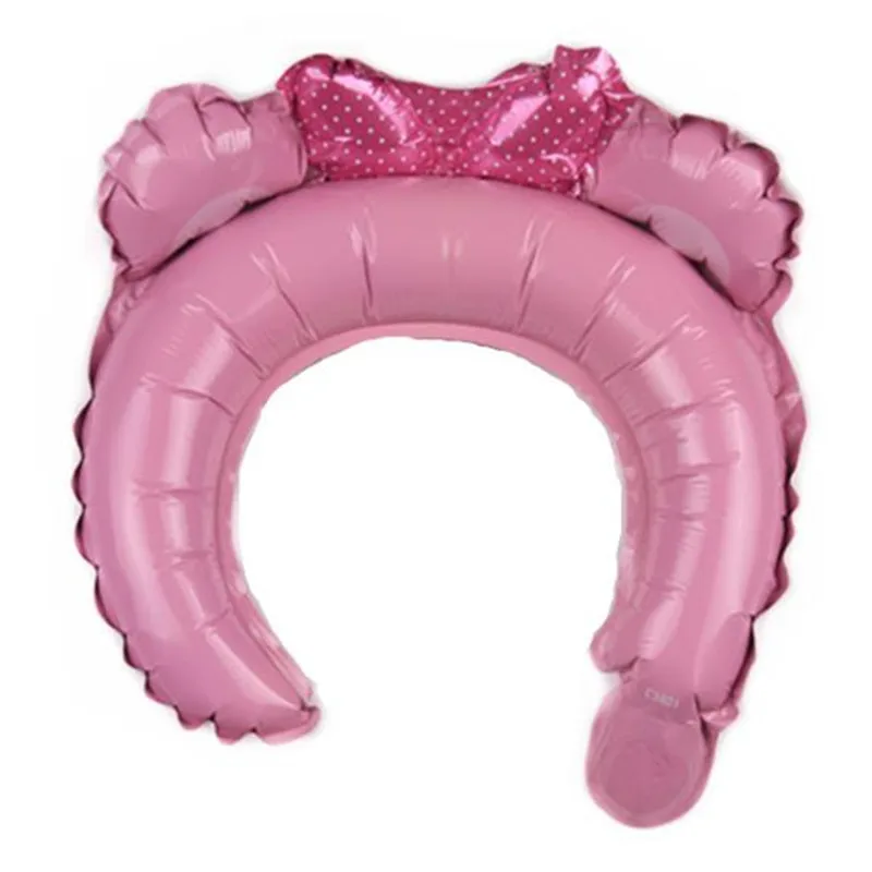 Романтическое Свадебное Украшение мультфильм фольга Воздушные шары розовый