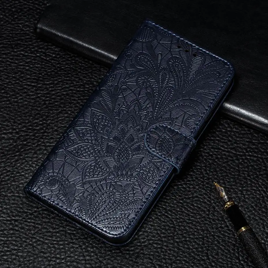 Флип кожаный чехол для huawei P30 P20 mate 20 P Smart Z Plus Lite Pro Nova 3i 4 Y5 Y6 Y7 Y9 Prime honor 8A 8X20 8C V20 чехол - Цвет: DarkBlue