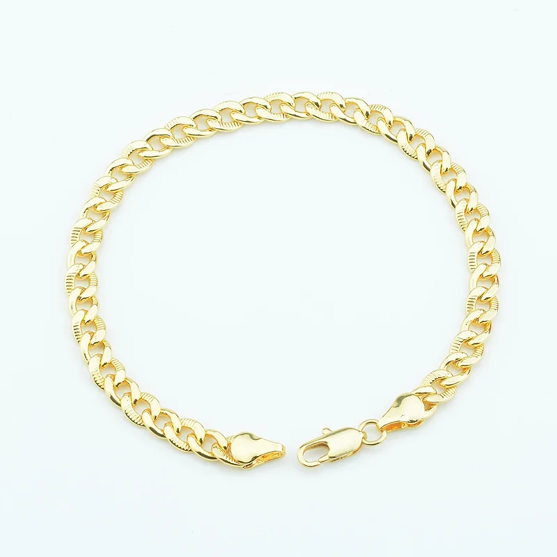 Браслет цепочка цвета розового/белого/желтого золота 3 5 мм 1 шт.|colorful bracelet|gold bracelet