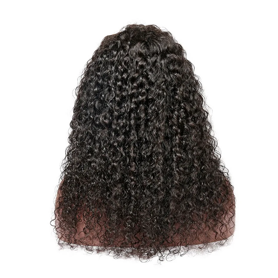 Stema Curly Lace Front Wigs Pre Plucked With Baby Hair Brazilian Remy Human Wig For Black Women 13x4 | Шиньоны и парики