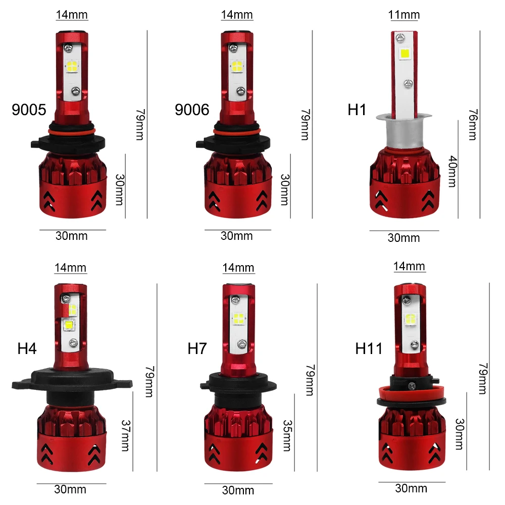 Roadsun H7 H4 Автомобильный светодиодный фары для H11 светодиодный H1 9005 HB3 9006 HB4 X70 чипы 100 Вт 15000LM и противотуманных фар с возможностью креативного освещения 6000K