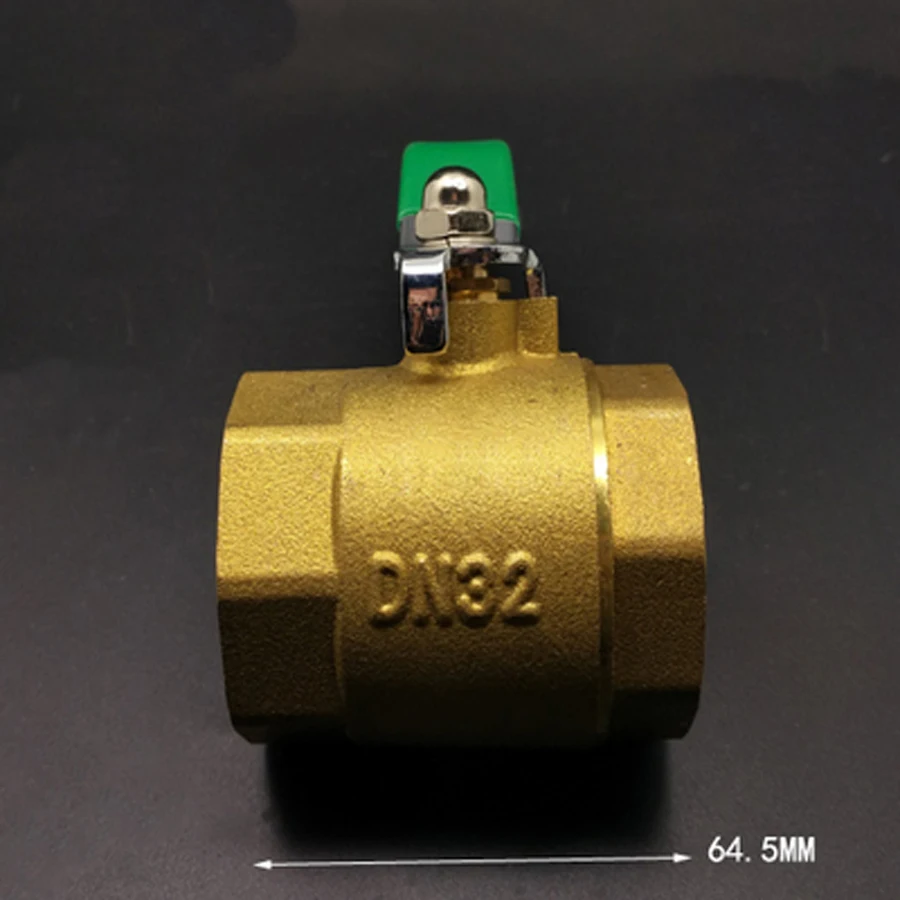 

DN32 1-1/4 "BSP, большой латунный шаровой кран с ручкой
