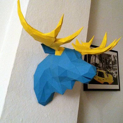 5 Новое поступление милые и забавные животные оленя 3D бумажные DIY модели наборы паззлов игрушки развивающие подарок на день рождения для детей - Цвет: 5