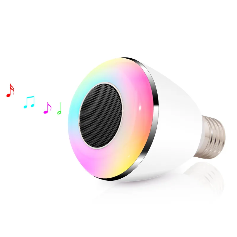 Новейший телефон App Bluetooth 4 0 управление Умный аудио музыкальный динамик E27 RGB