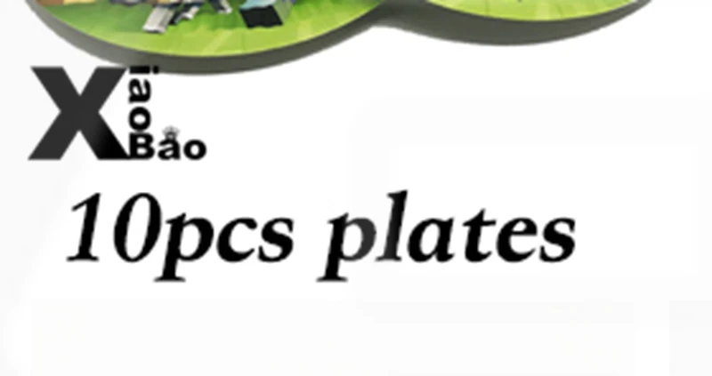 10pc fullcolor plate Пиксельная игра вечерние бумажный стаканчик, тарелка, сумка, коробка, баннер, алюминиевый шар, подарочные сумки, игрушечный браслет, мультфильм, декоративный день рождения - Цвет: 10pc fullcolor plate