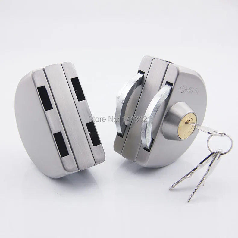 

free shipping glass door lock security lock House Ornamentation Door Hardware stainless steel Anti-theft lock bolt Engineering