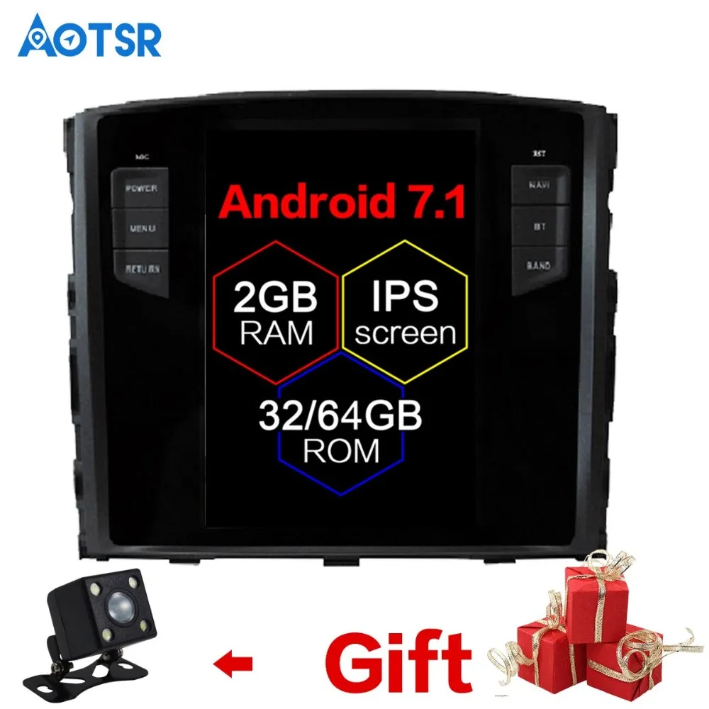Автомобильный DVD плеер Tesla Android 7 1 без плеера GPS навигация для MITSUBISHI PAJERO V97 V93 Shogun
