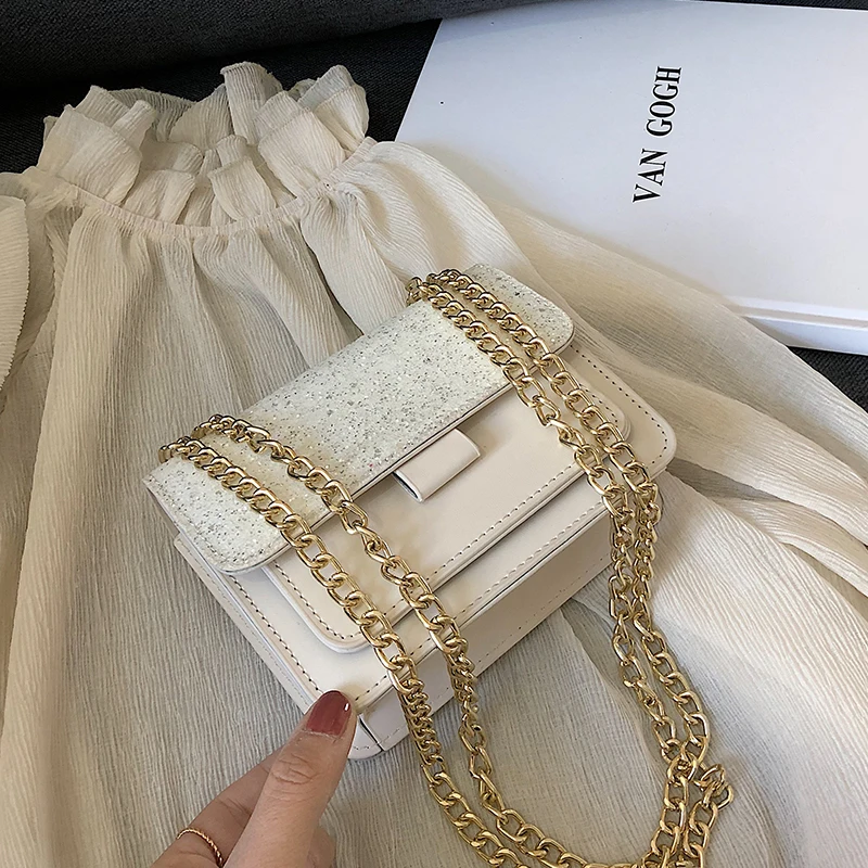 Элегантная квадратная дамская сумочка с клапаном модная новинка 2019 качественная