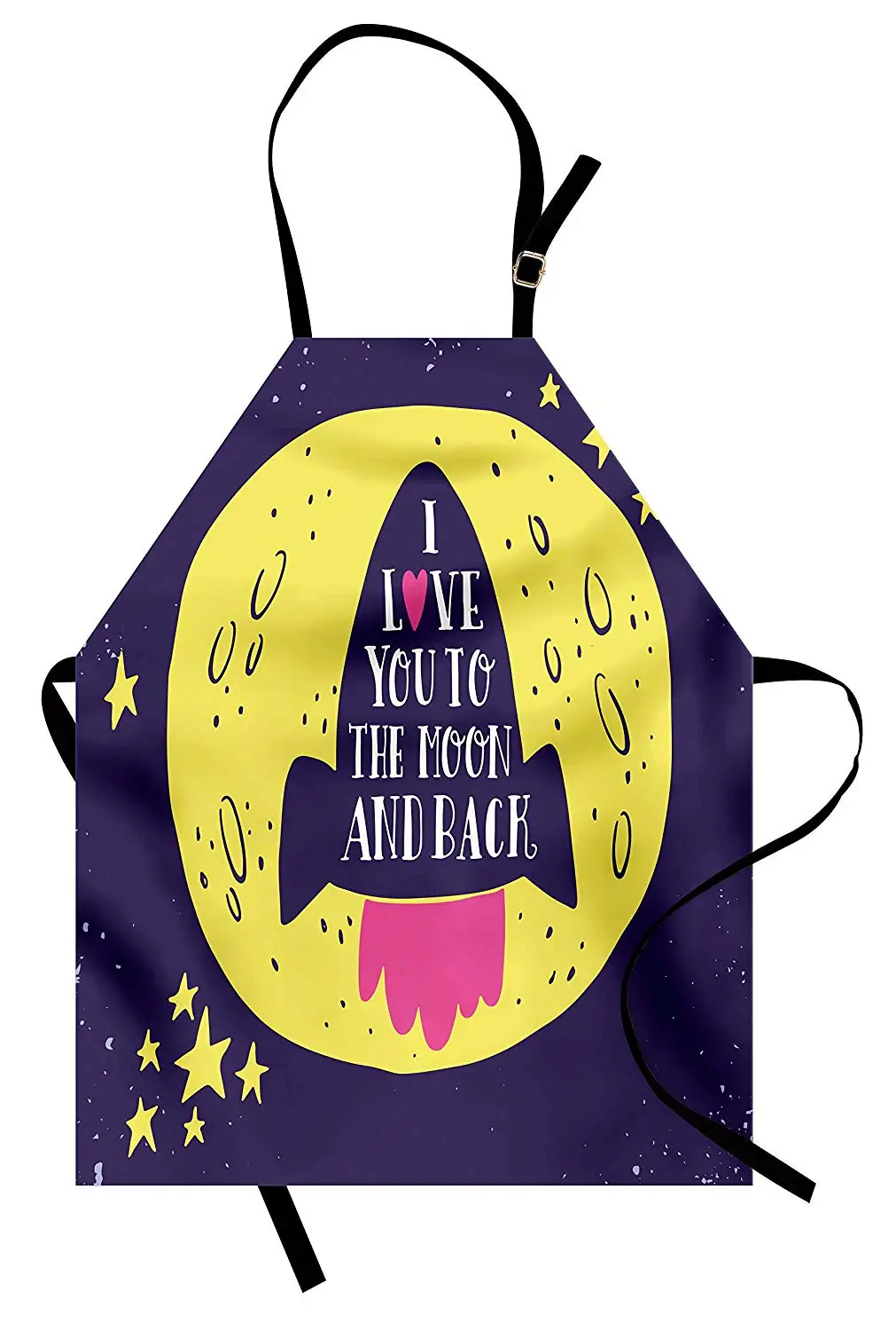 Любовь фартук ракета идет в космос я люблю тебя на Луну назад валентинки Дизайн